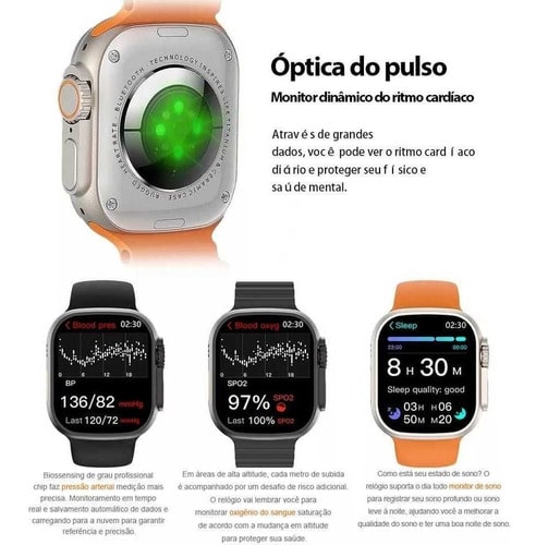 Smart Watch X8 Ultra Série 8 NFC Bluetooth - Galeria Imports