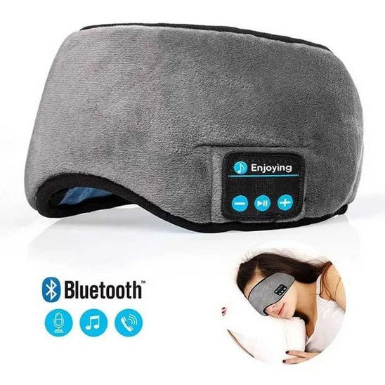 Tapa Olho Máscara Dormir Fone De Ouvido Bluetooth Confortável - Galeria Imports