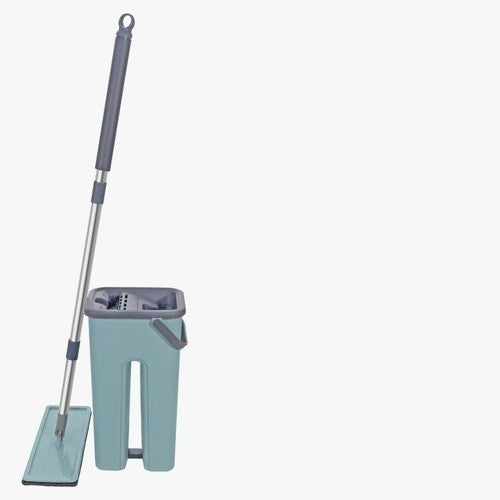 Rodo Flat Mop E Balde Lava E Seca Profissional Com 2 Refil - Galeria Imports